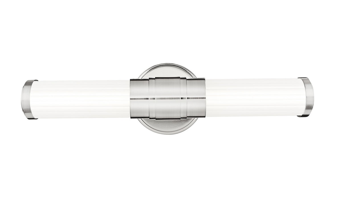 Barre d'éclairage de salle de bain Warwick Nickel brossé, 18 1/2" – vue 3