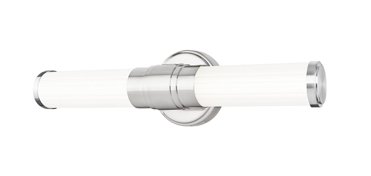 Barre d'éclairage de salle de bain Warwick Nickel brossé, 18 1/2" – Z-Lite