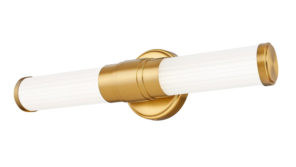 Barre d'éclairage de salle de bain Warwick Or moderne, 18 1/2" – vue 2