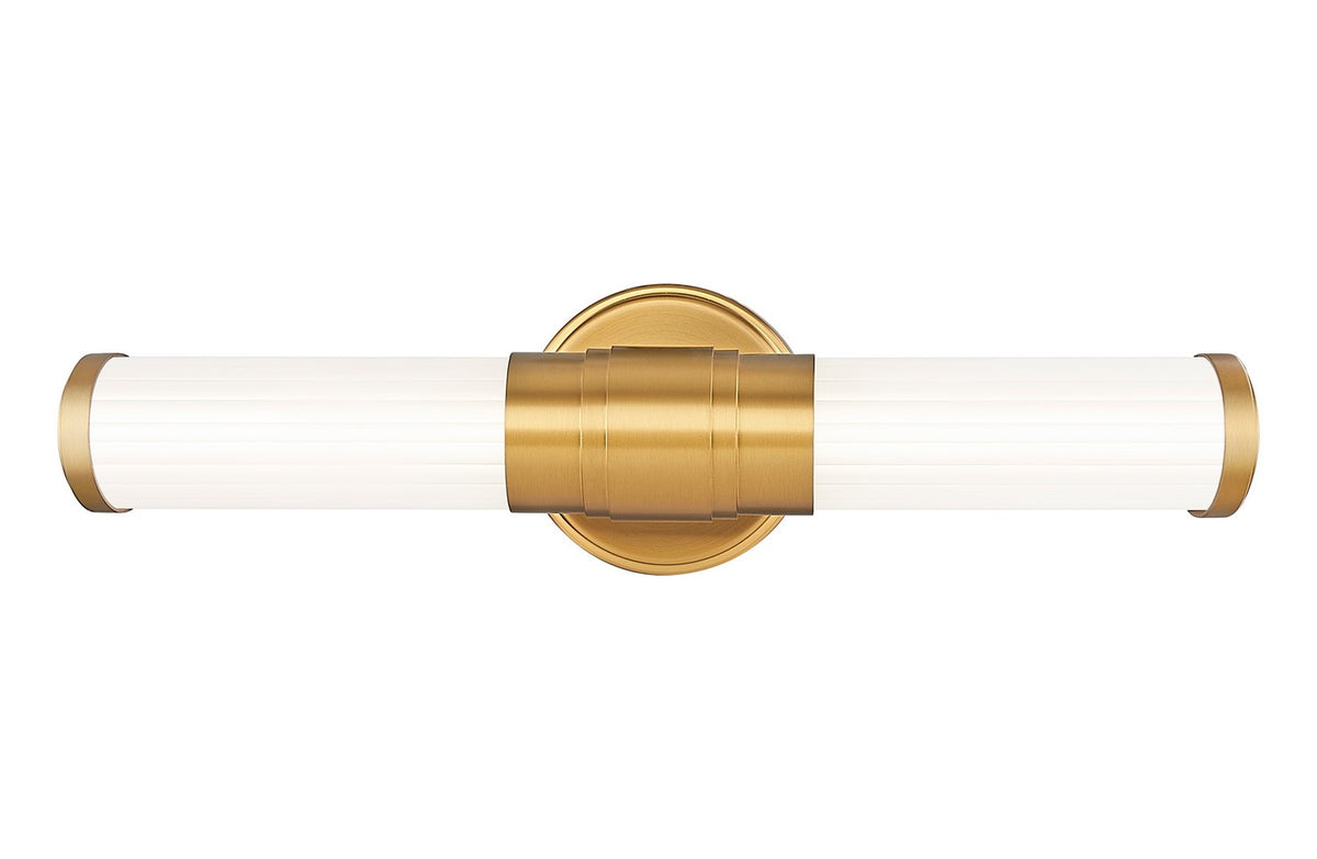 Barre d'éclairage de salle de bain Warwick Or moderne, 18 1/2" – vue 3