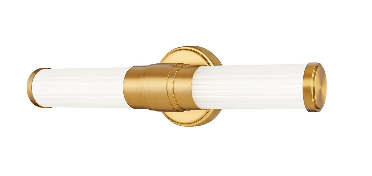 Barre d'éclairage de salle de bain Warwick Or moderne, 18 1/2" – Z-Lite