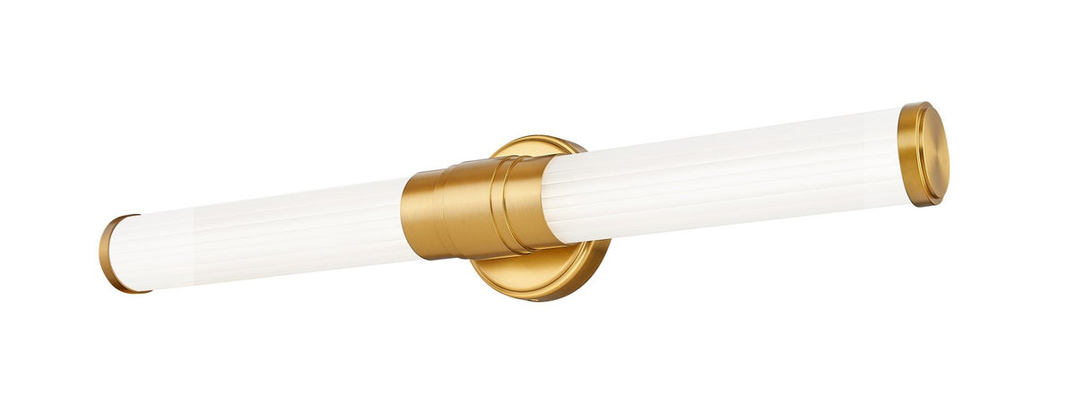 Barre d'éclairage de salle de bain Warwick Or moderne, 25 1/4" – vue 2