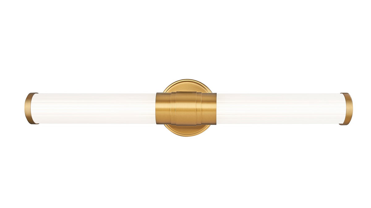 Barre d'éclairage de salle de bain Warwick Or moderne, 25 1/4" – vue 3