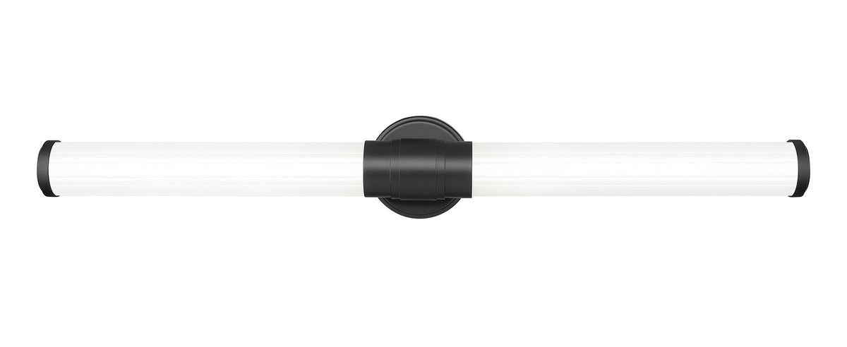 Barre d'éclairage de salle de bain Warwick Noir mat, 32 1/2" – vue 3