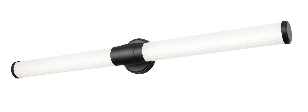 Barre d'éclairage de salle de bain Warwick Noir mat, 40 1/4" – vue 2