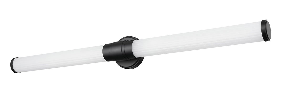 Barre d'éclairage de salle de bain Warwick Noir mat, 40 1/4" – vue 4