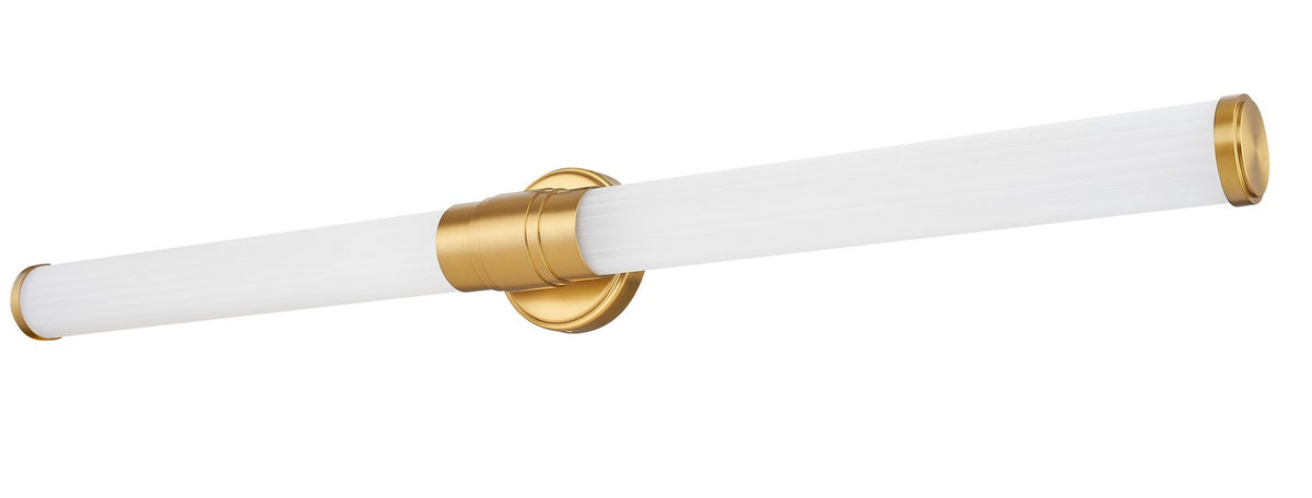 Barre d'éclairage de salle de bain Warwick Or moderne, 40 1/4" – vue 4