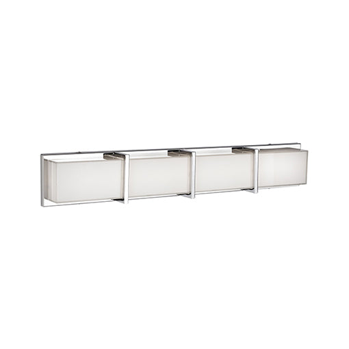Barre d'éclairage de salle de bain Watford Chrome, 35" – Kuzco Lighting