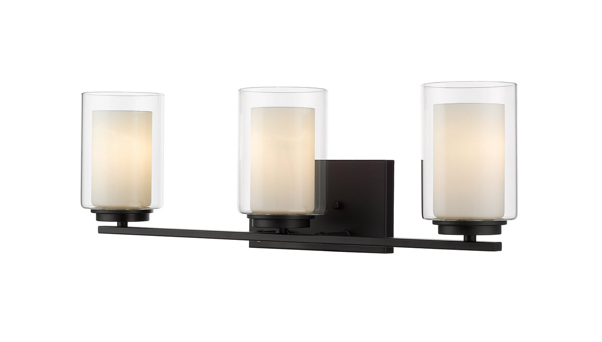 Luminaire de vanité Willow Noir mat, 24" – Z-Lite
