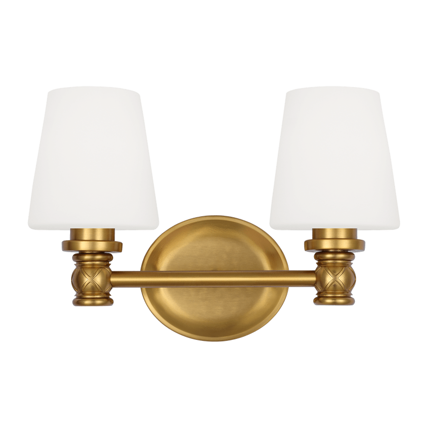Luminaire de vanité Xavierre - Laiton brûlé 14" by Visual Comfort Studio | Luminaires & cie