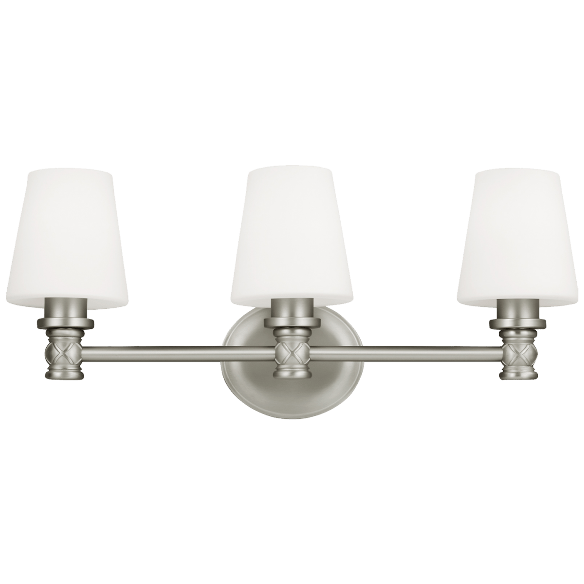 Luminaire de vanité Xavierre - Nickel en satin 23 1/8" by Visual Comfort Studio | Luminaires & cie