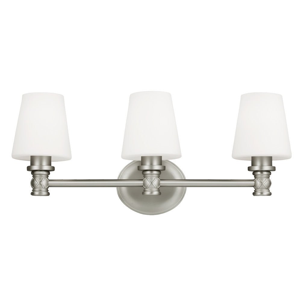 Luminaire de vanité Xavierre - Nickel satiné 23 1/8" by Visual Comfort Studio | Luminaires & cie