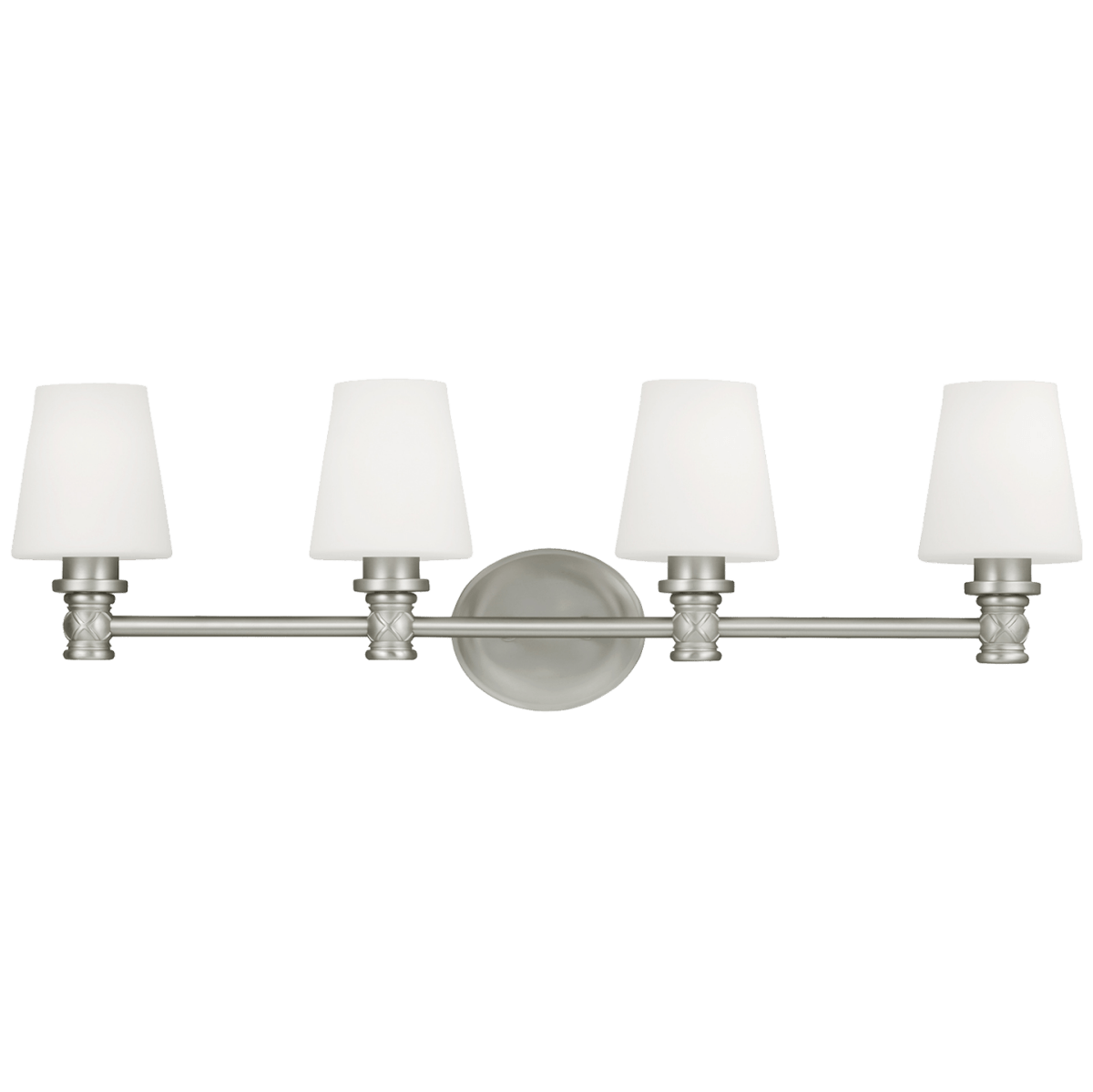 Luminaire de vanité Xavierre - Nickel en satin 32 1/4" by Visual Comfort Studio | Luminaires & cie