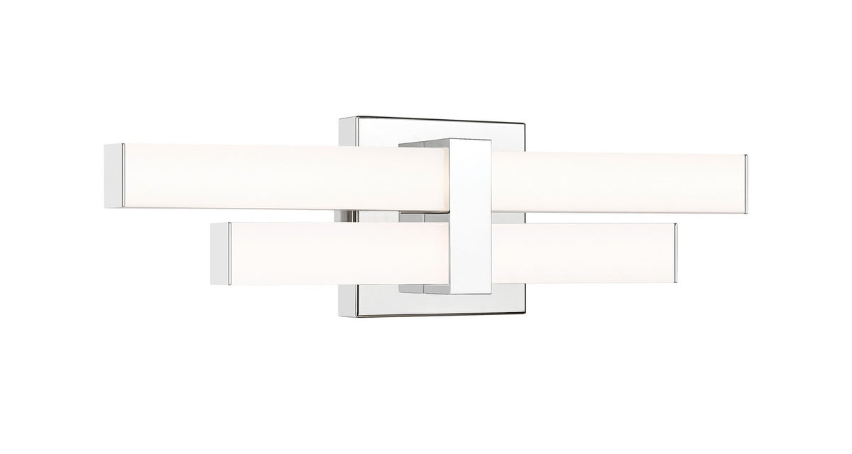 Barre d'éclairage de salle de bain Zane Chrome, 18" – Z-Lite