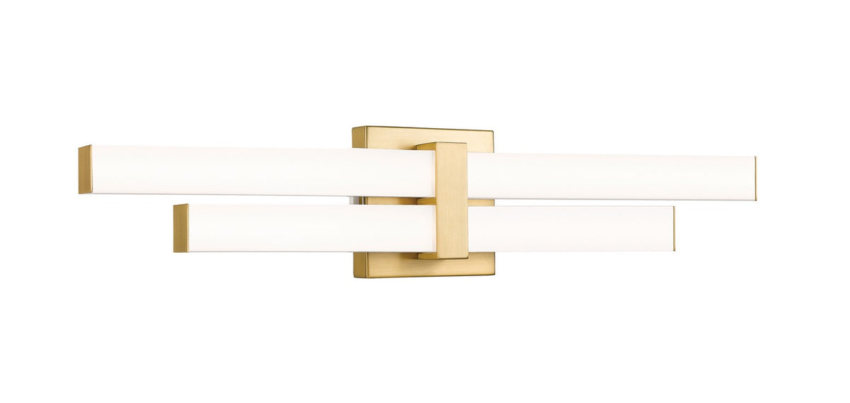 Barre d'éclairage de salle de bain Zane Or moderne, 25" – Z-Lite