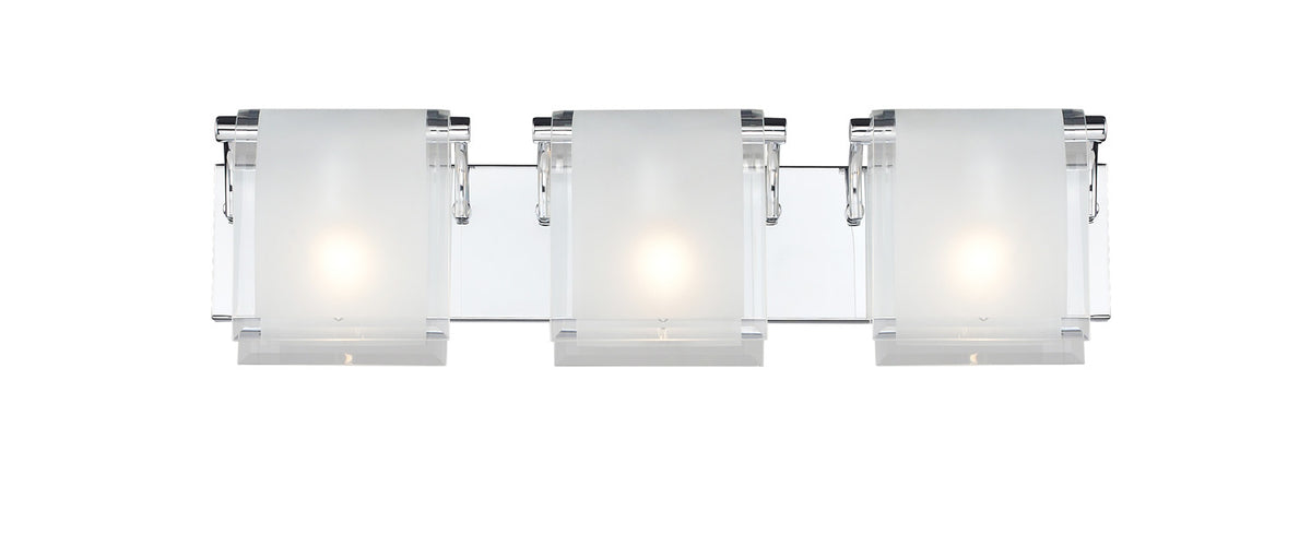 Luminaire de vanité Zephyr Chrome, 23 1/8" – Z-Lite