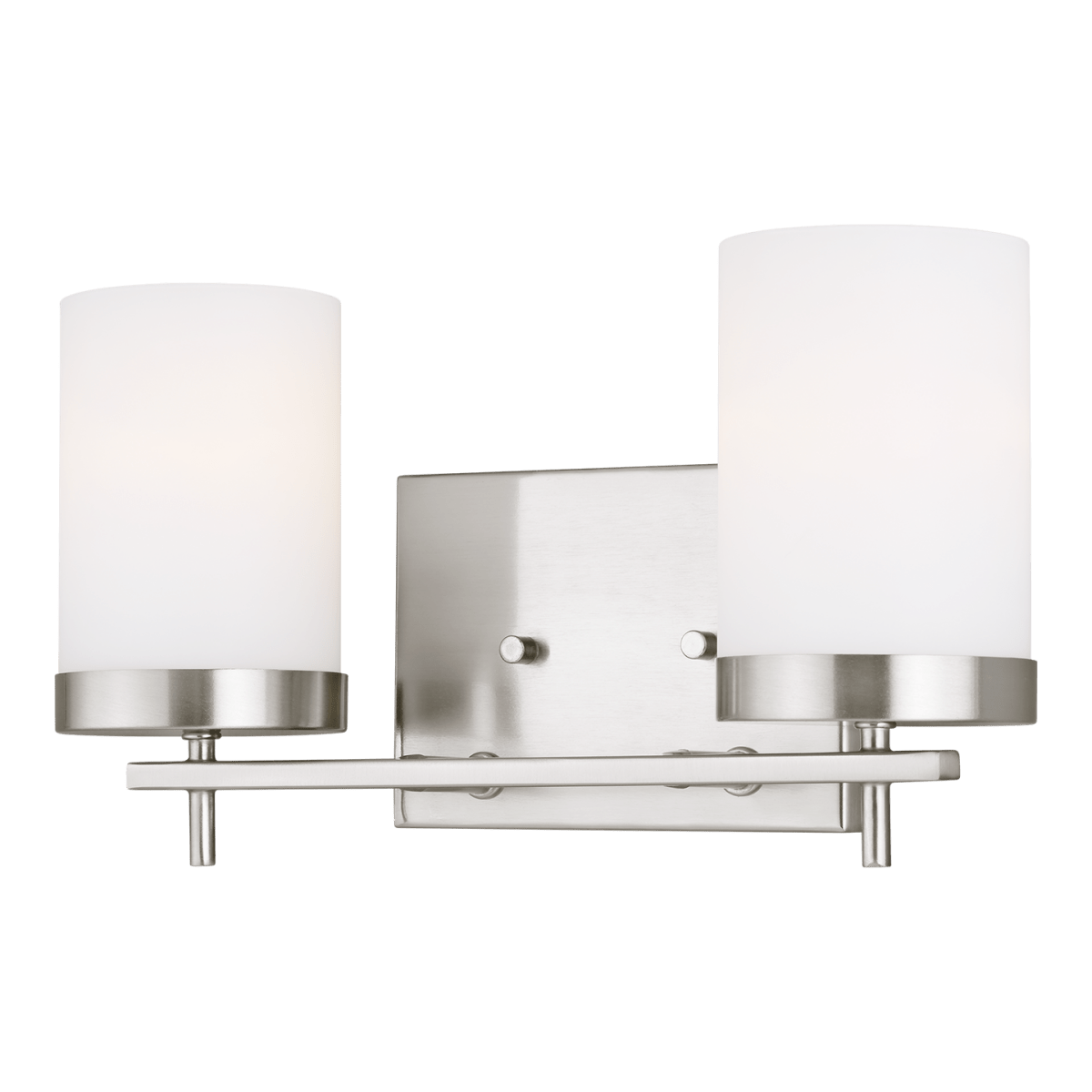 Luminaire de vanité Zire - Nickel brossé 14" Ampoules non - incluses by Visual Comfort Studio | Luminaires & cie