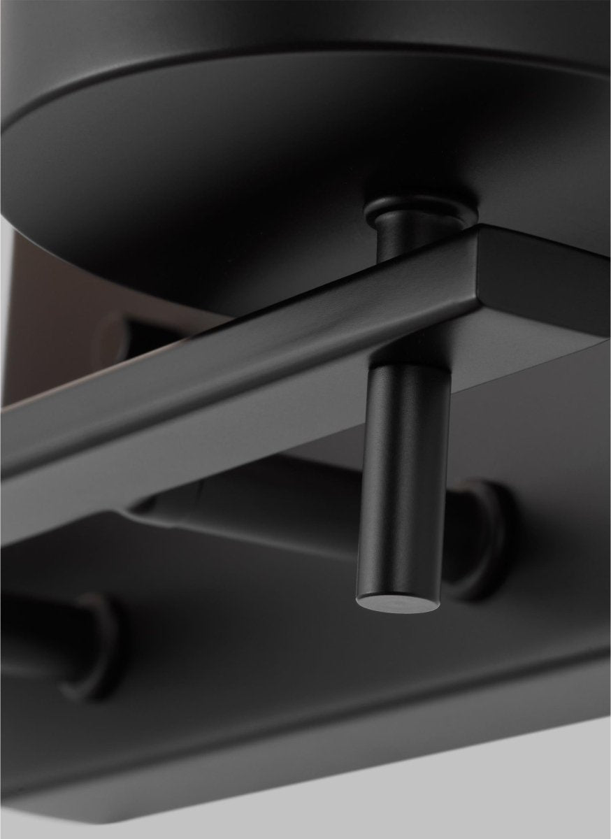 Luminaire de vanité Zire - Noir de minuit 14" Ampoules DEL incluses by Visual Comfort Studio | Luminaires & cie