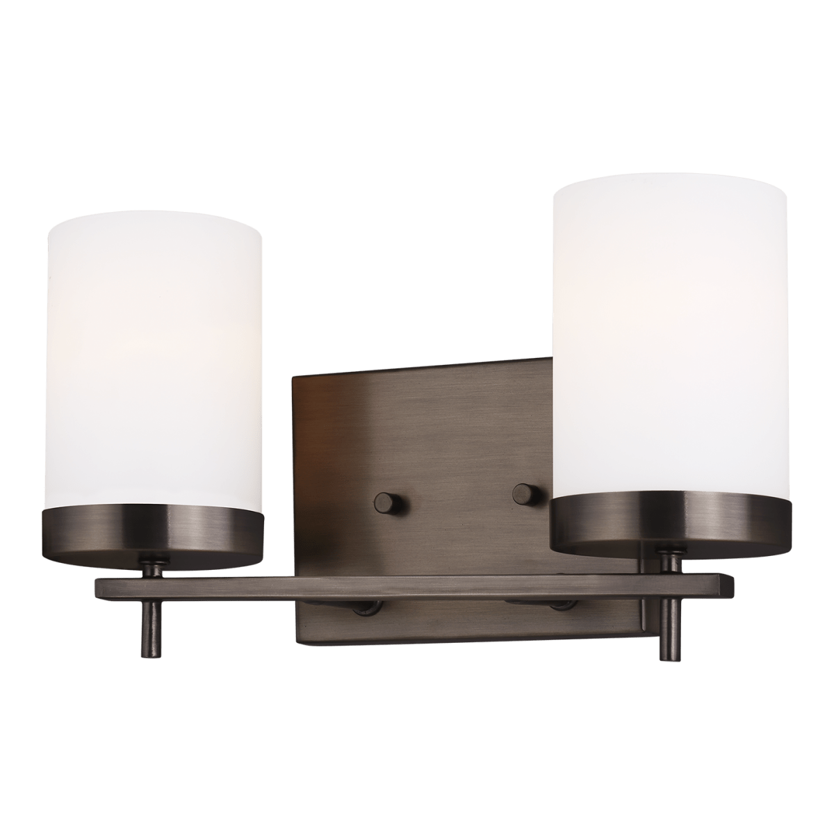 Luminaire de vanité Zire - Bronze brossé bronze 14" Ampoules DEL incluses by Visual Comfort Studio | Luminaires & cie