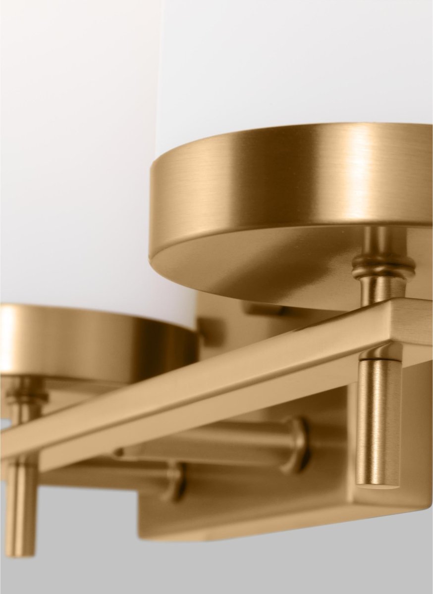 Luminaire de vanité Zire - Laiton satiné 24" Ampoules non - incluses by Visual Comfort Studio | Luminaires & cie