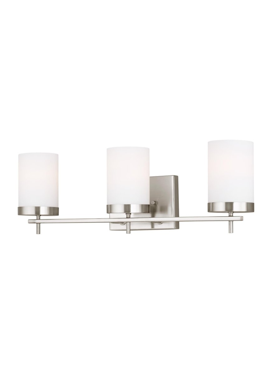 Luminaire de vanité Zire - Nickel brossé 24" Ampoules non - incluses by Visual Comfort Studio | Luminaires & cie