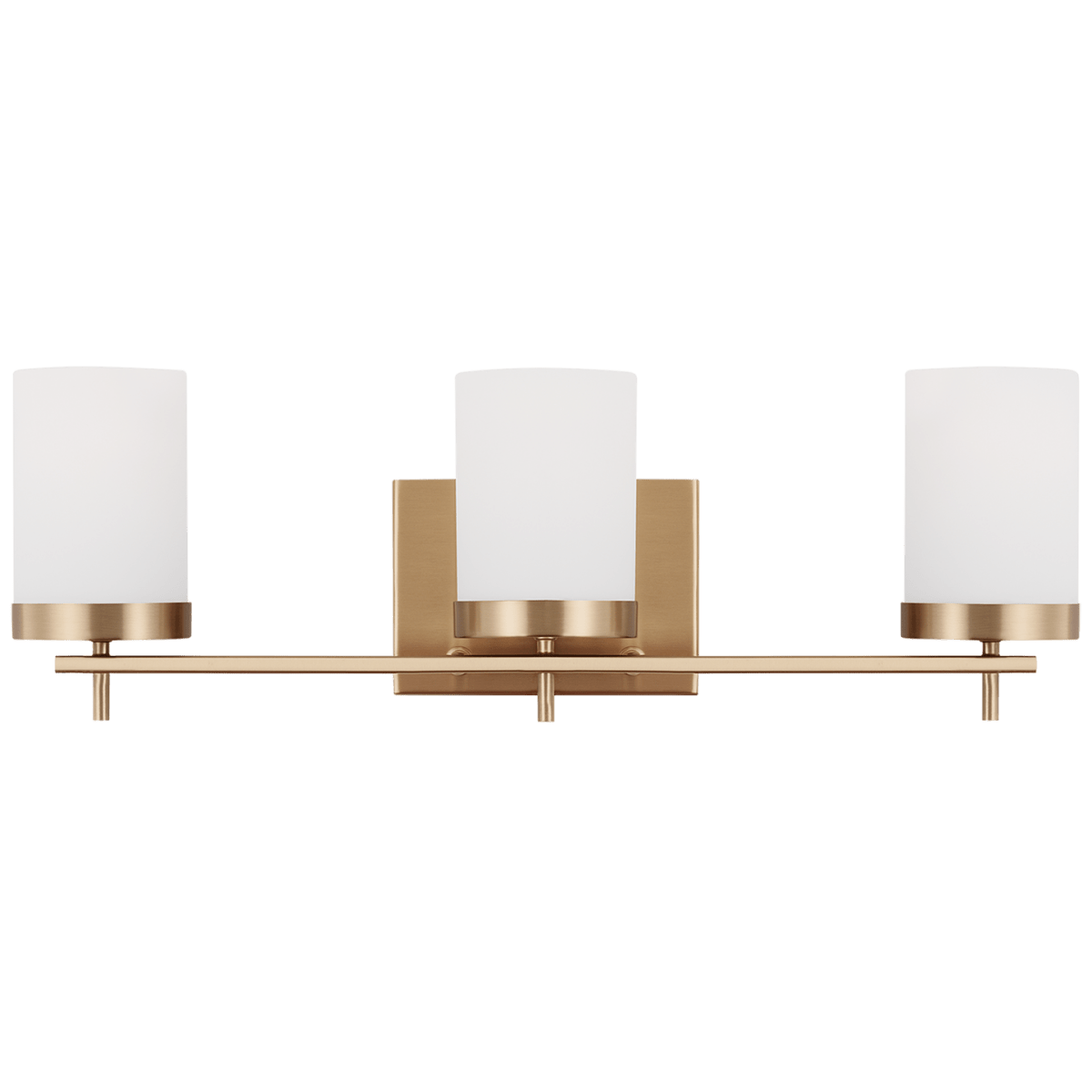 Luminaire de vanité Zire - Laiton satiné 24" Ampoules DEL incluses by Visual Comfort Studio | Luminaires & cie