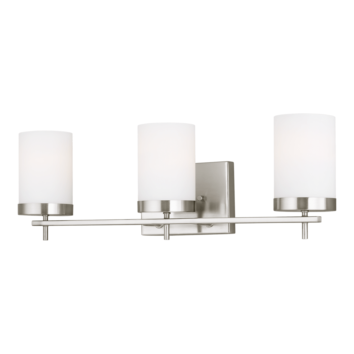Luminaire de vanité Zire - Nickel brossé 24" Ampoules DEL incluses by Visual Comfort Studio | Luminaires & cie