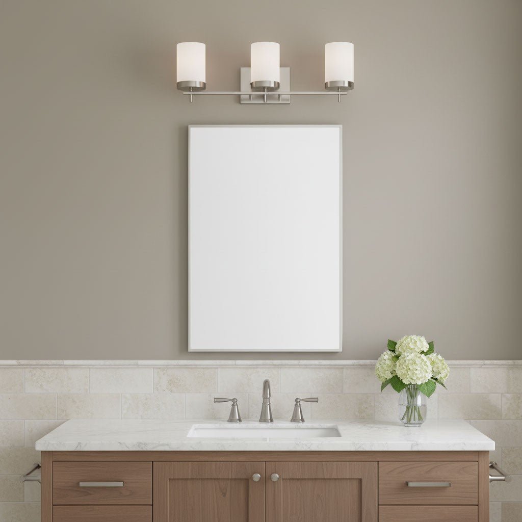 Luminaire de vanité Zire - Nickel brossé 34" by Visual Comfort Studio | Luminaires & cie
