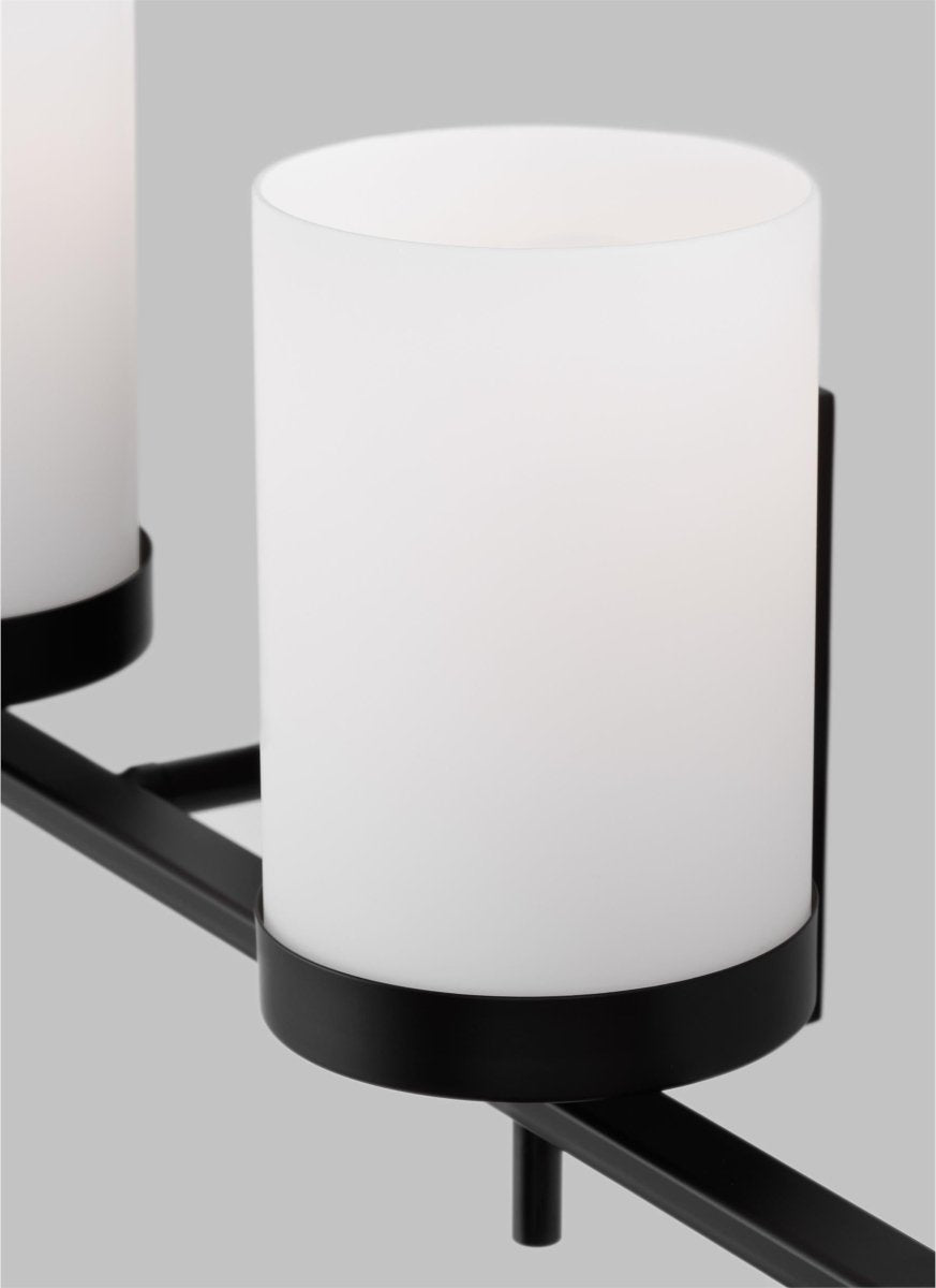 Luminaire de vanité Zire - Noir de minuit 34" Ampoules DEL incluses by Visual Comfort Studio | Luminaires & cie