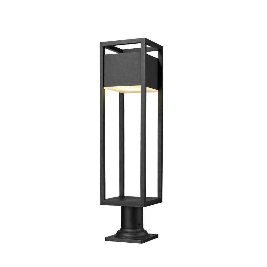 Luminaire extérieur sur socle Barwick R - 7" by Z - Lite | Luminaires & cie