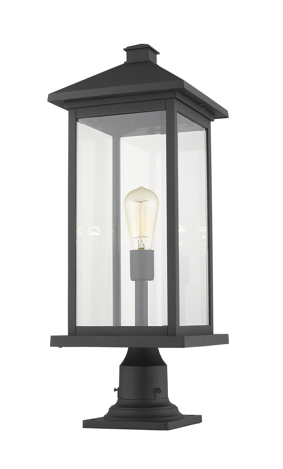 Luminaire extérieur sur socle Portland Noir – vue 4