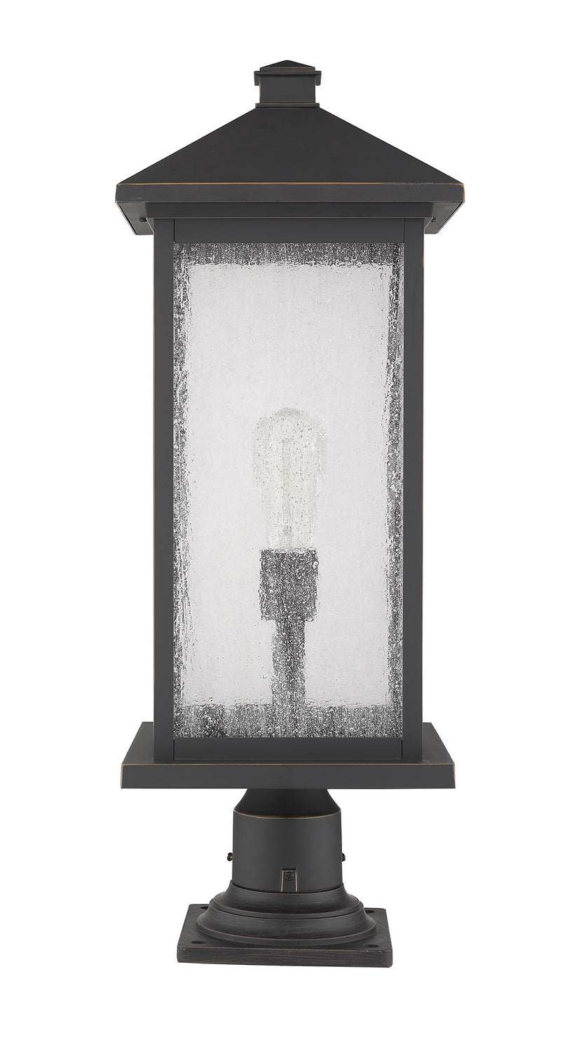 Luminaire extérieur sur socle Portland Bronze huilé – vue 5