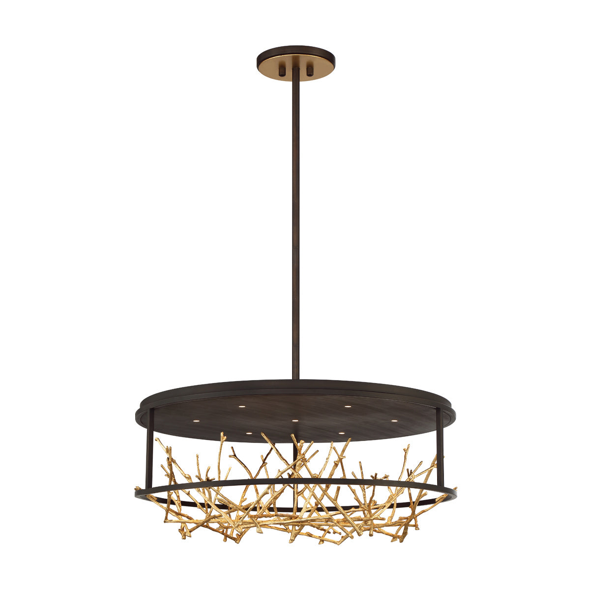 Lustre Aerie Or-Noir mélangé – Eurofase
