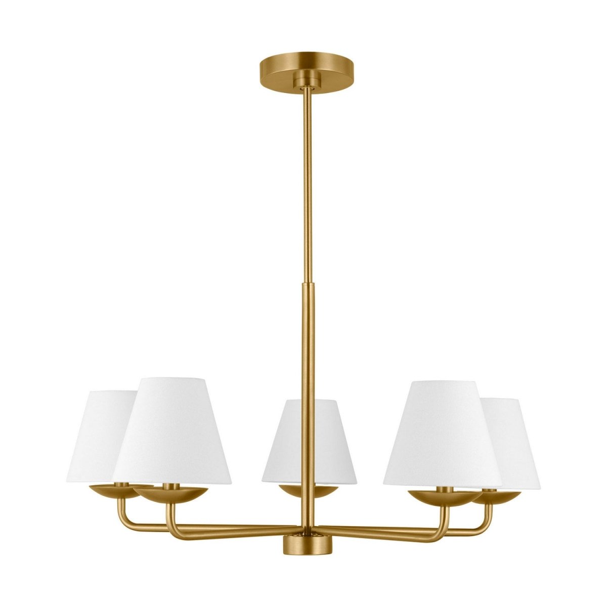 Lustre Albion - Laiton satiné 34" by Visual Comfort Studio | Luminaires & cie