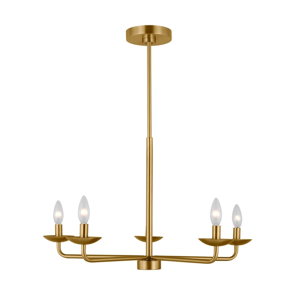 Lustre Albion - Laiton satiné 34" by Visual Comfort Studio | Luminaires & cie