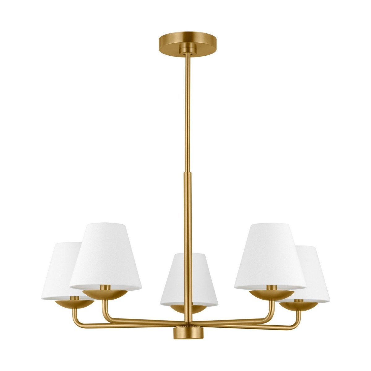 Lustre Albion - Laiton satiné 34" by Visual Comfort Studio | Luminaires & cie