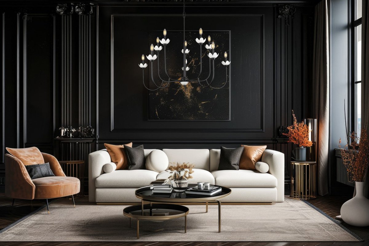Lustre Allistair - Or moderne 36" by Z-Lite | Luminaires & cie