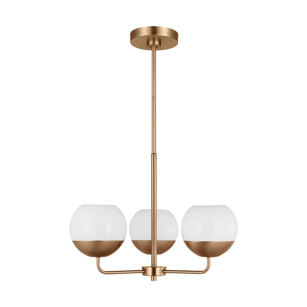 Lustre Alvin - Laiton satiné 20 1/4" by Visual Comfort Studio | Luminaires & cie