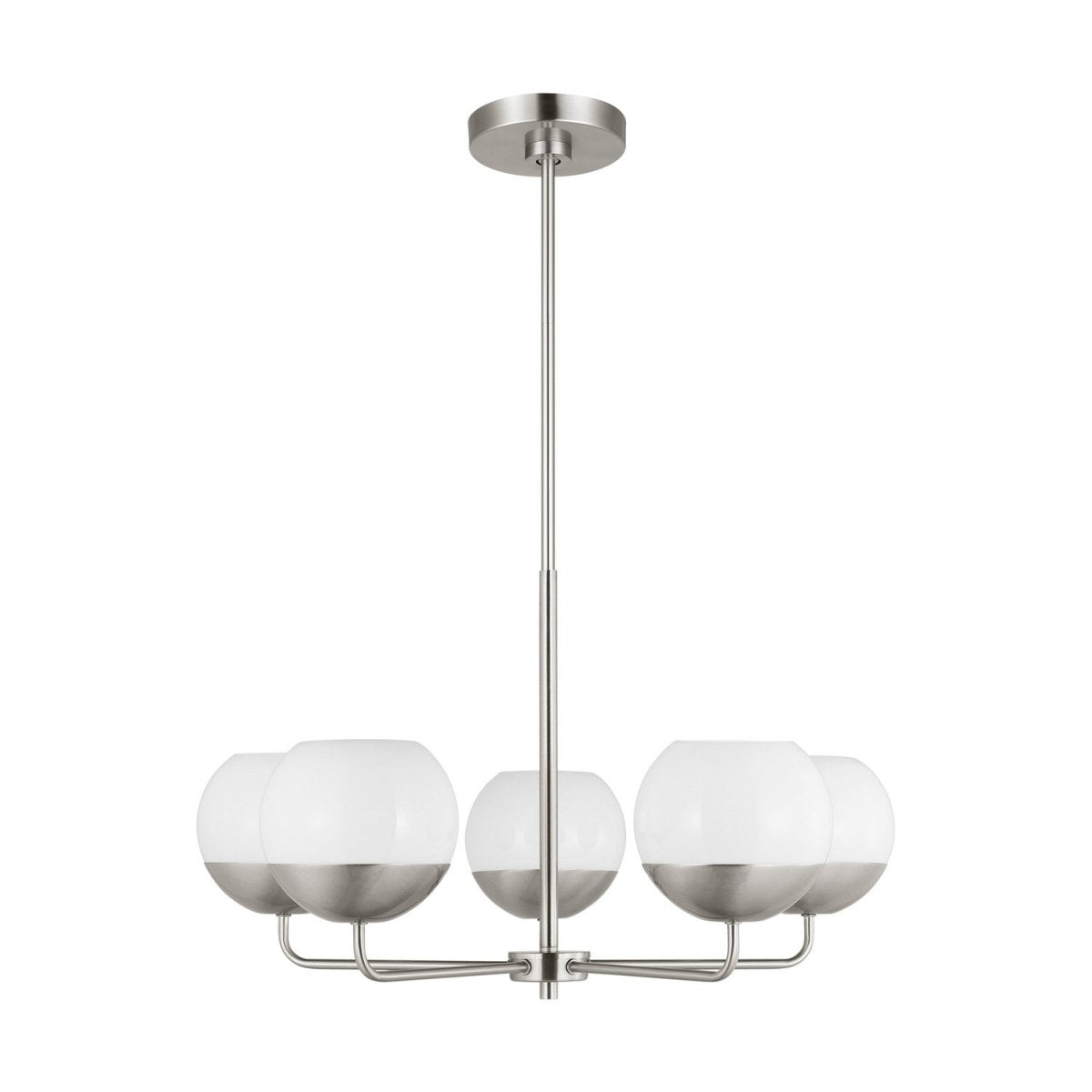 Lustre Alvin - Nickel brossé 26" by Visual Comfort Studio | Luminaires & cie