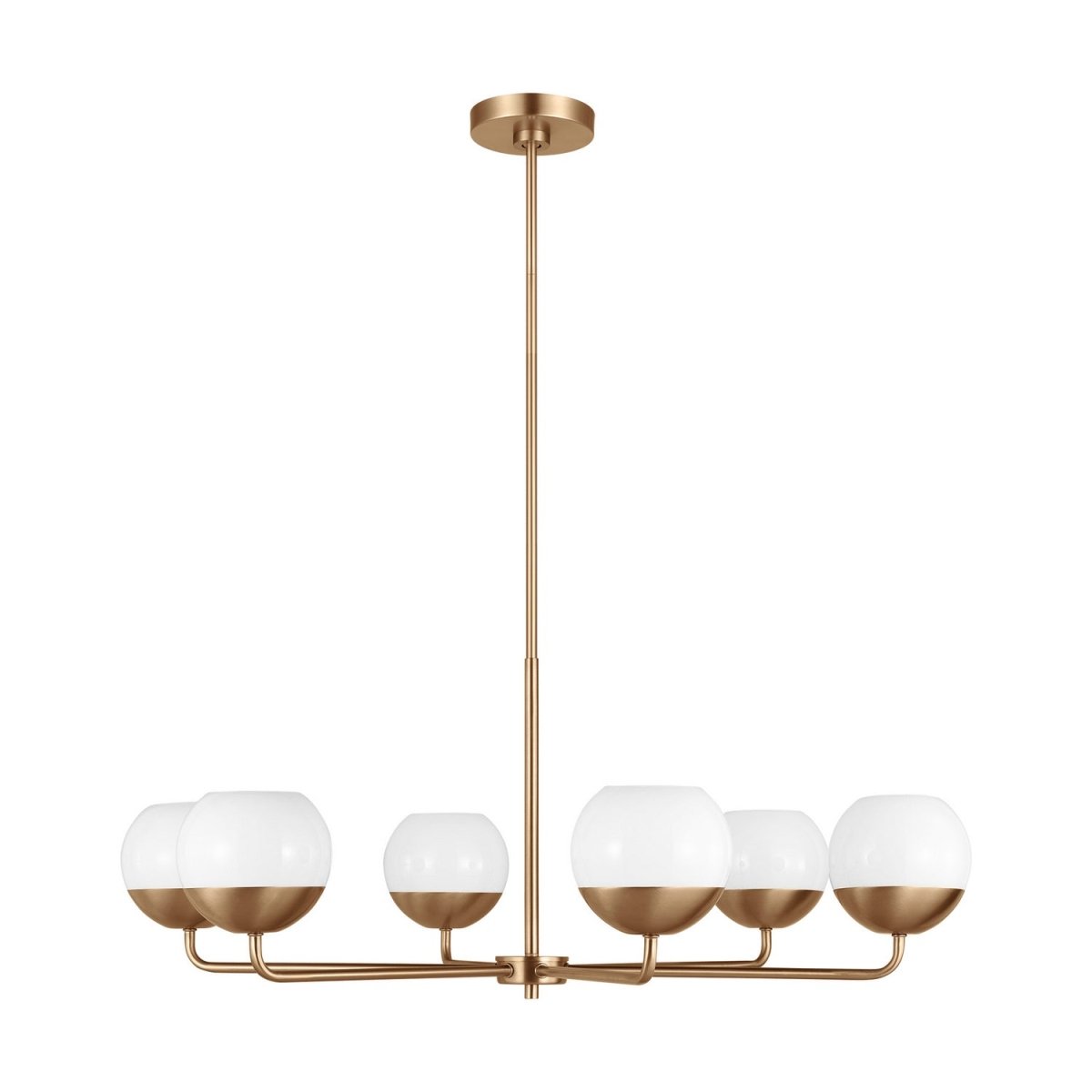 Lustre Alvin - Laiton satiné 38 1/4" by Visual Comfort Studio | Luminaires & cie