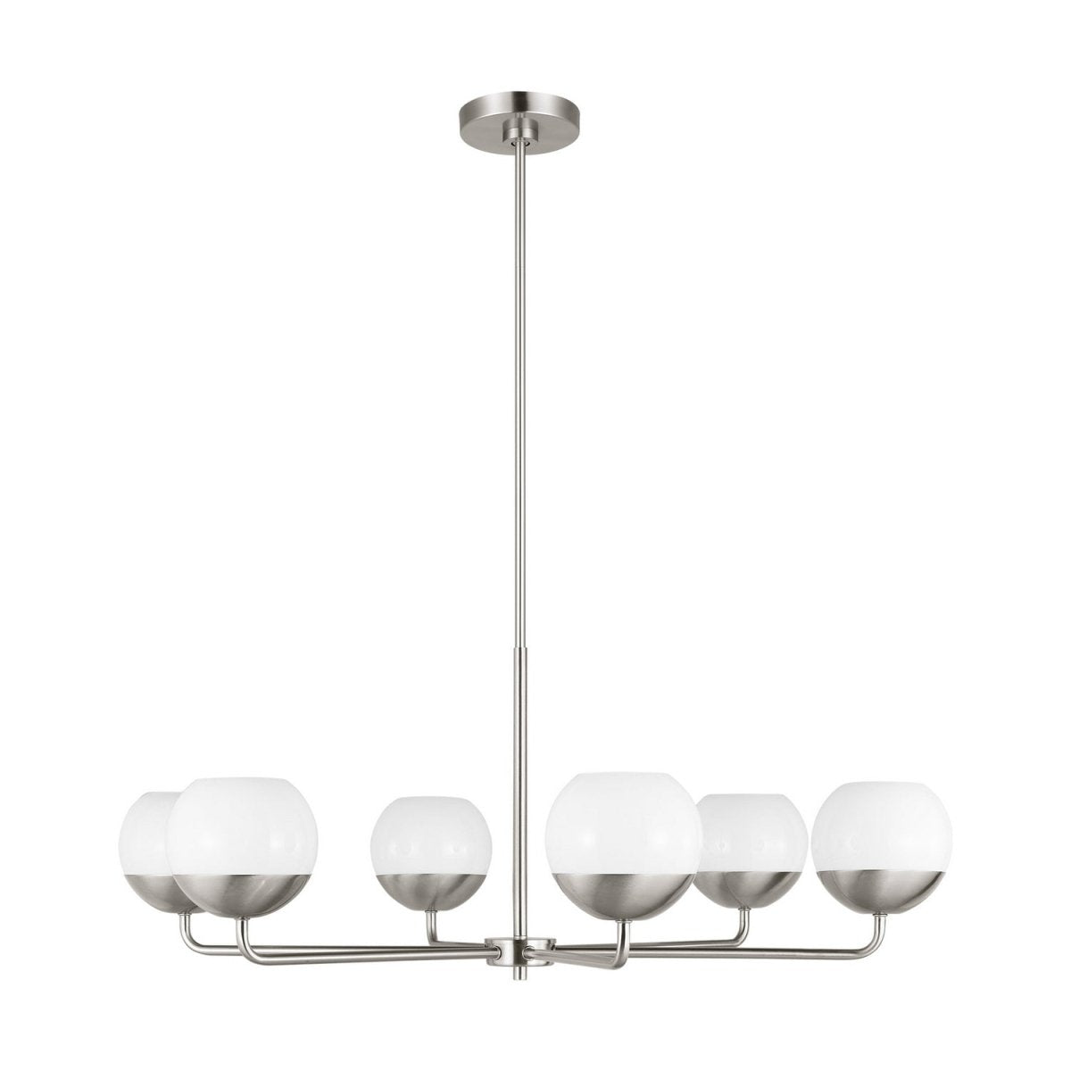 Lustre Alvin - Nickel brossé 38 1/4" by Visual Comfort Studio | Luminaires & cie