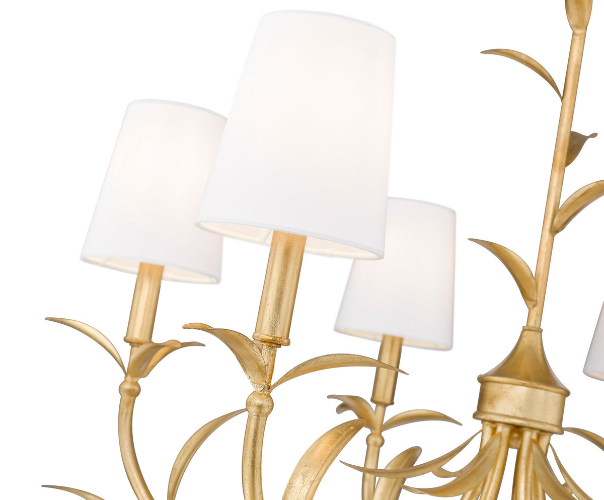Lustre Aslin Or feuille, 31" – vue 5