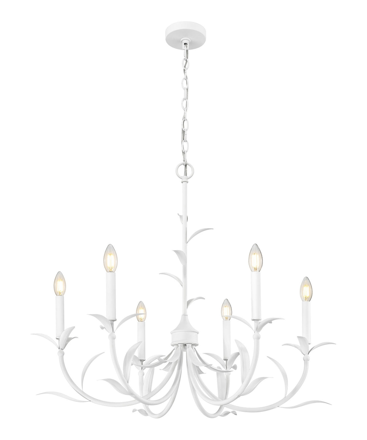 Lustre Aslin Blanc texturé, 31" – vue 3