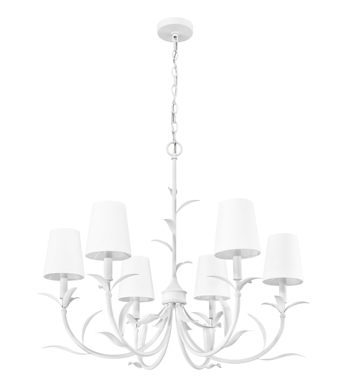 Lustre Aslin Blanc texturé, 31" – vue 7