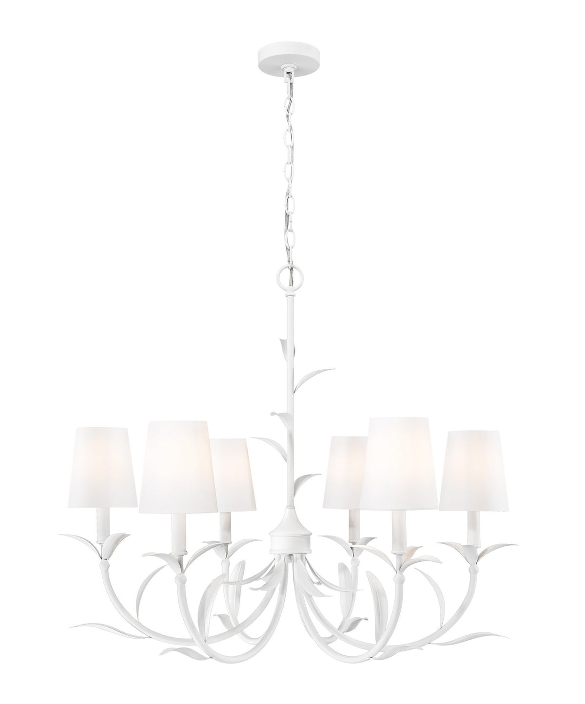 Lustre Aslin Blanc texturé, 31" – Z-Lite