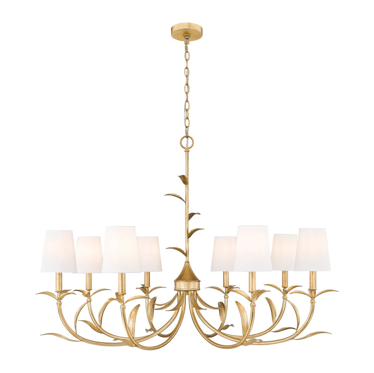 Lustre Aslin Or feuille, 42" – Z-Lite