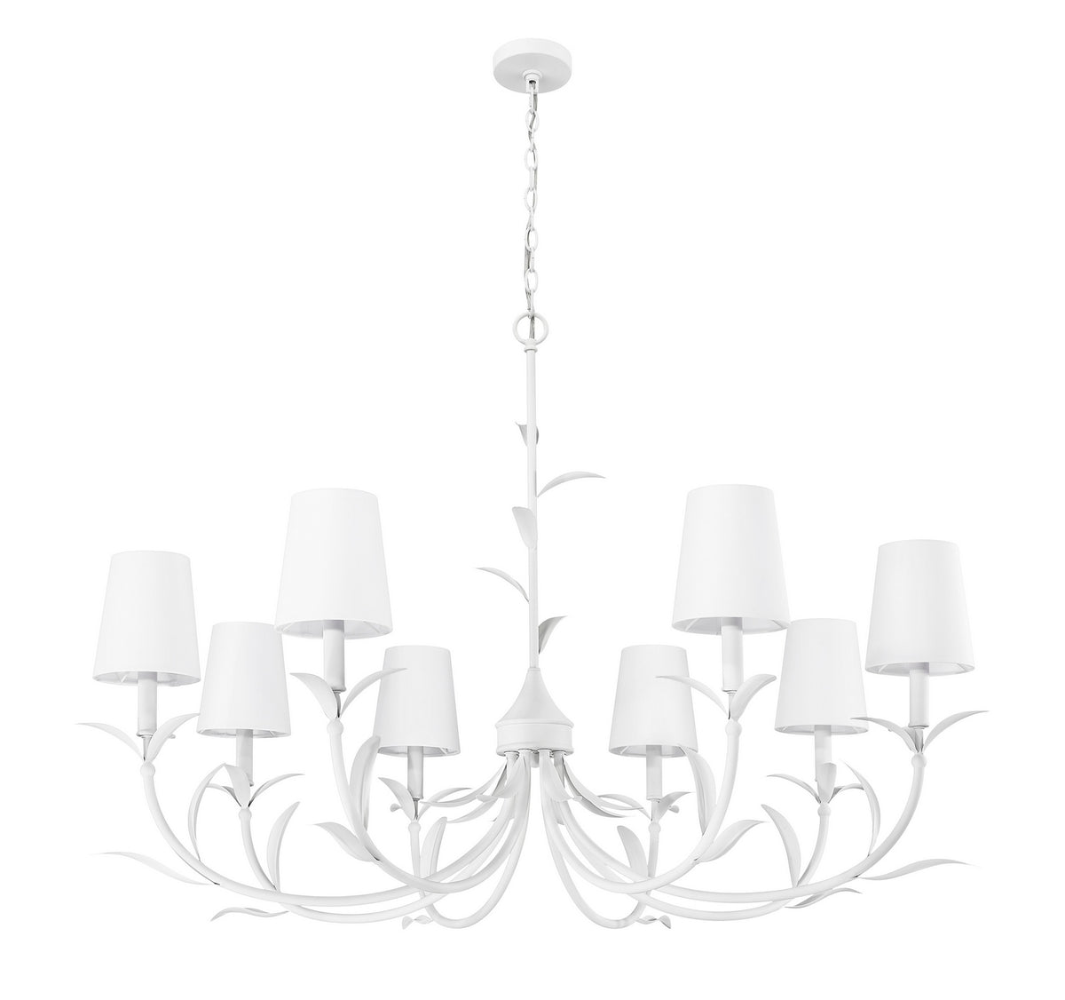 Lustre Aslin Blanc texturé, 42" – vue 2