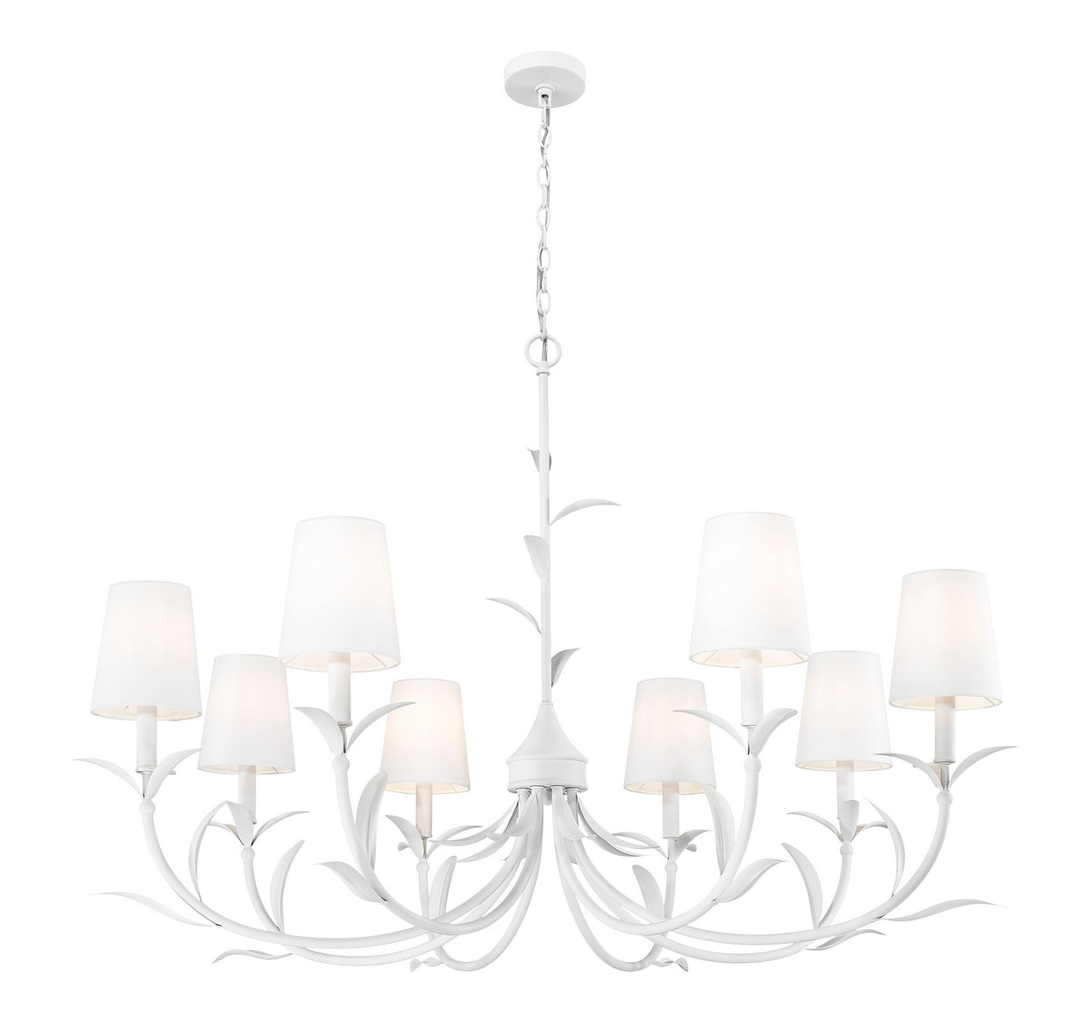 Lustre Aslin Blanc texturé, 42" – vue 4