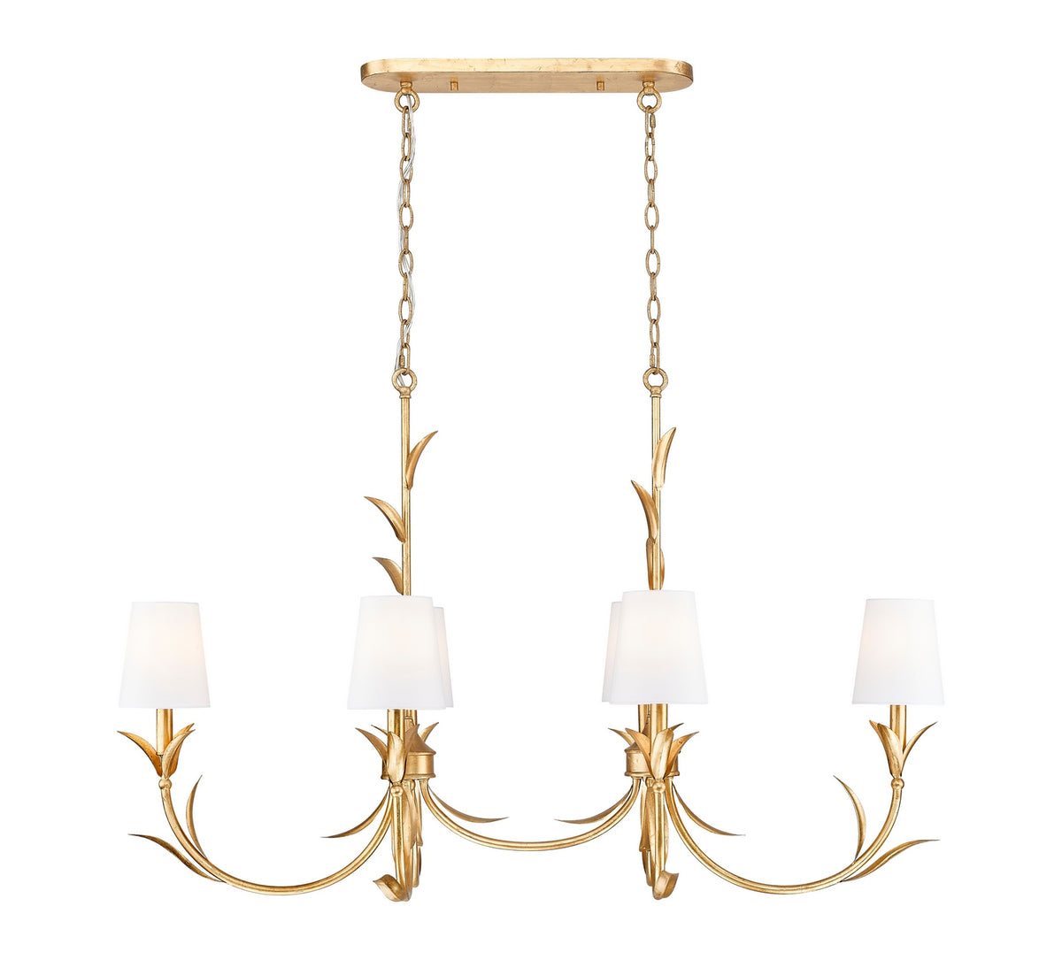Lustre Aslin Or feuille, 20" – vue 4