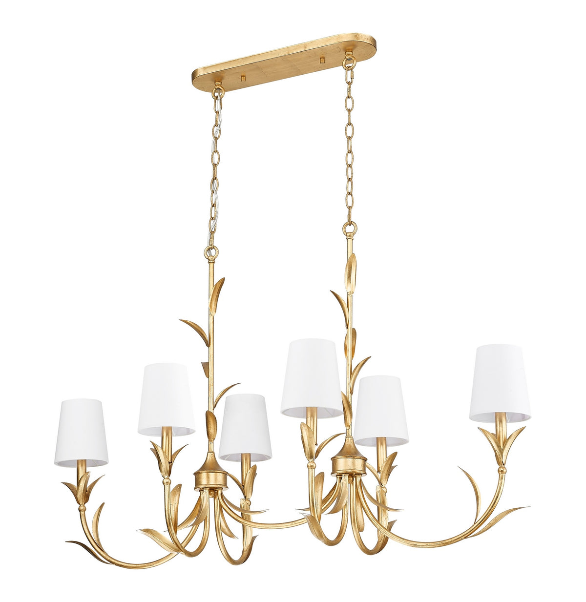Lustre Aslin Or feuille, 20" – vue 6